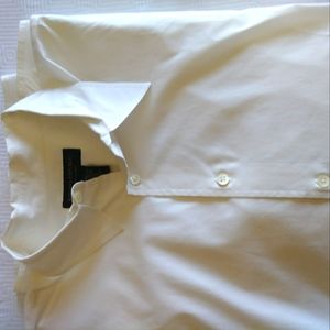Banana Republic Short Sleeve Button Up White